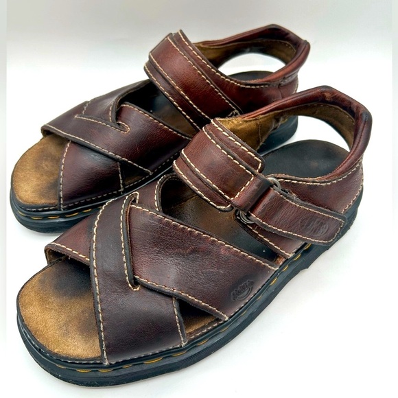 Dr. Martens Shoes - RARE Vintage Dr. Martens Sandals 9076 Women’s 12 Fisherman Chunky platform MIE